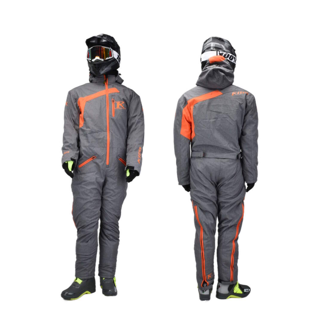 Комбинезон для снегохода KLIM RIPSA ONE-PIECE №2 gray-orange (текстиль) (M)