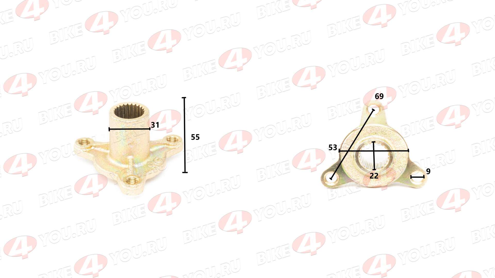 Ступица задней оси ATV FOX