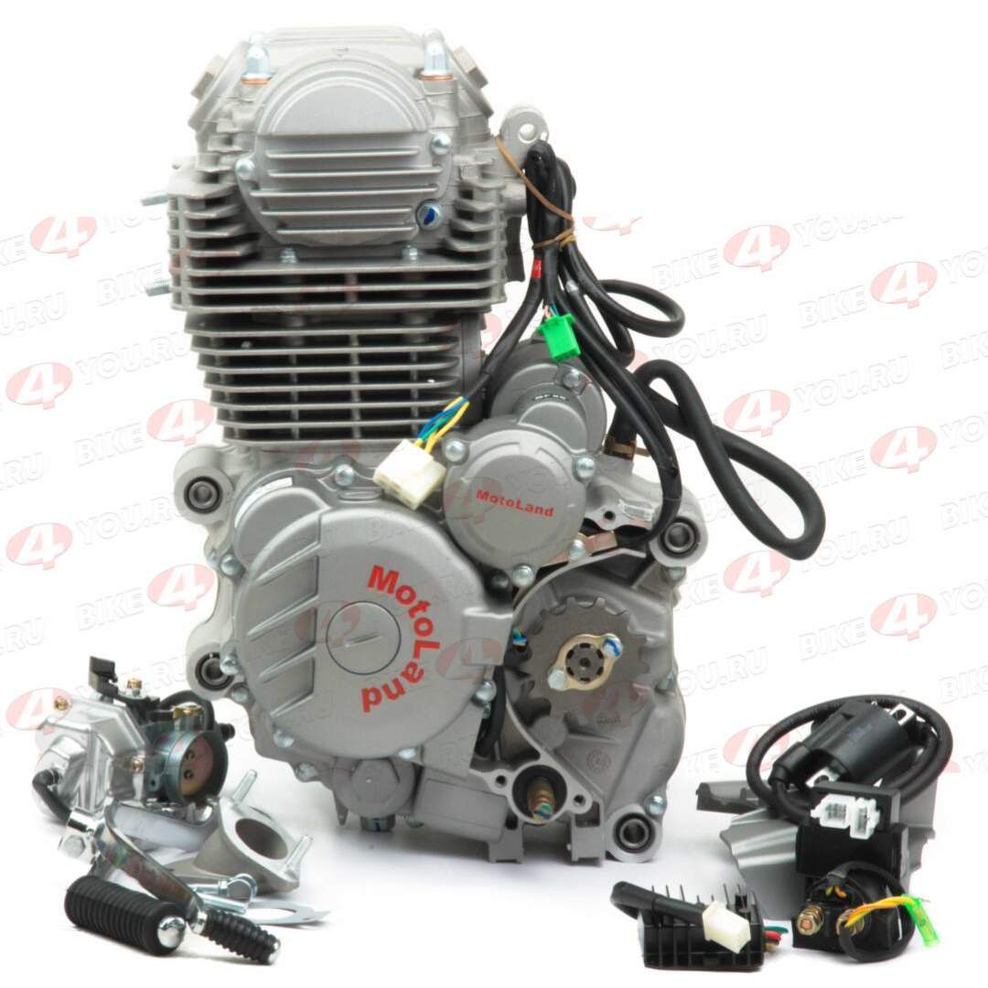 Двигатель 300см3 175FMM-3A (CB300-F D-75мм) ZS грм цепь,5ск (полный комплект)